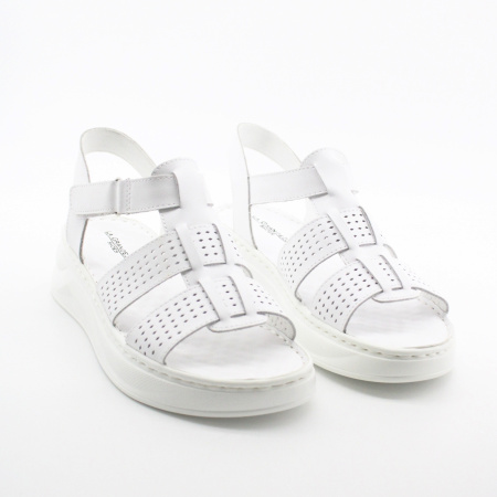 LAGRANDEZZA босоножки белого цвета