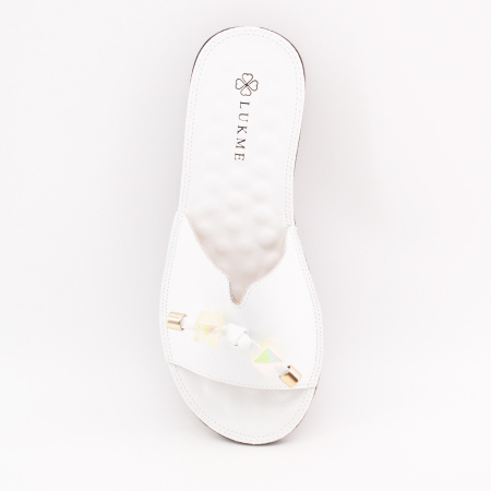 LUKME сабо с камнями на союзке